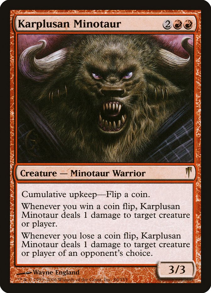 Karplusan Minotaur - Foil